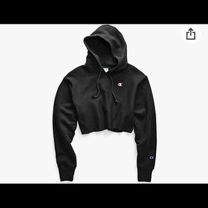 Champion LIFE Women's Cropped Cut Off Hood